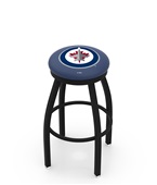 Winnipeg Jets NHL Flat Ring Blk Bar Stool Winnipeg Jets NHL Flat Ring Blk Bar Stool