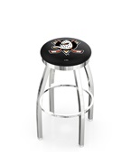 Anaheim Ducks NHL Flat Ring Chrome Bar Stool
