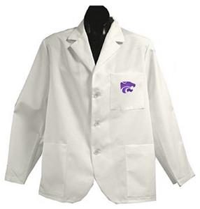 Kansas State University White Short Labcoats