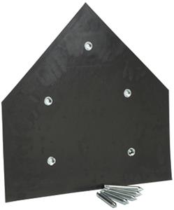 Porter Baseball Home Plate with Spikes