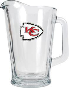 NFL Kansas City Chiefs 1/2 Gallon Glass Pitcher