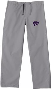 Kansas State University Gray Classic Scrub Pants