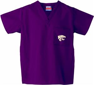 Kansas State University Purple Classic Scrub Tops