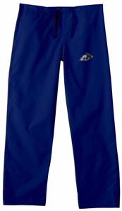 University of Akron Navy Classic Scrub Pants