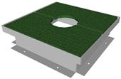 Porter Football Access Frame Kit-Turf Covered Porter Football Access Frame Kit-Turf Covered