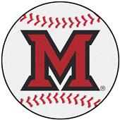Fan Mats Miami of Ohio Baseball Mat Fan Mats Miami of Ohio Baseball Mat
