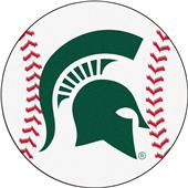 Fan Mats Michigan State University Baseball Mat Fan Mats Michigan State University Baseball Mat
