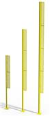 Porter Baseball In-Ground Mount Foul Poles (Pair) Porter Baseball In-Ground Mount Foul Poles (Pair)