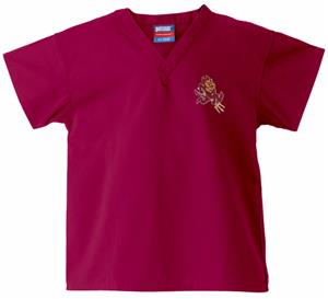 Arizona State University Kid's Crimson Scrub Tops