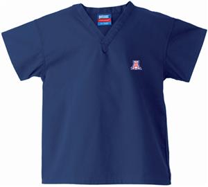University of Arizona Kid's Navy Scrub Tops