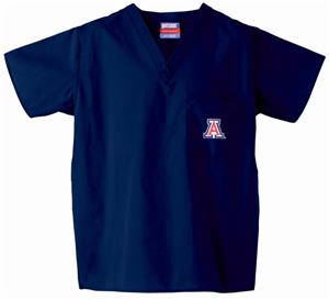 University of Arizona Navy Classic Scrub Tops