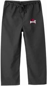 University of Arkansas Kid's Black Scrub Pants