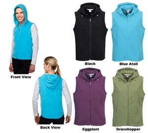 TRI MOUNTAIN Luna Women's Micro Fleece Hooded Vest