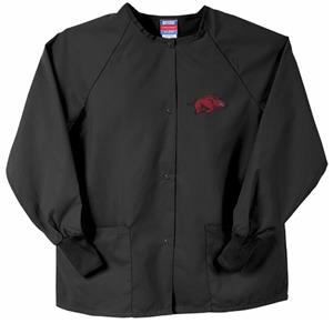 Univ of Arkansas Razorbacks Black Nursing Jackets