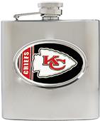 NFL Kansas City Chiefs 6oz Stainless Steel Flask