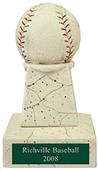 Hasty Awards 5" Baseball Stone Tower Trophy