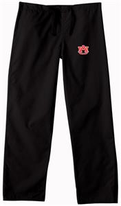 Auburn University Black Classic Scrub Pants
