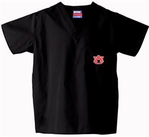 Auburn University Black Classic Scrub Tops