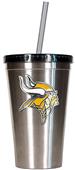 NFL Minnesota Vikings 16oz Tumbler with Straw