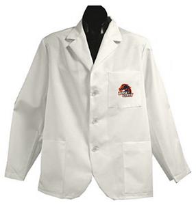 Boise State University White Short Labcoats