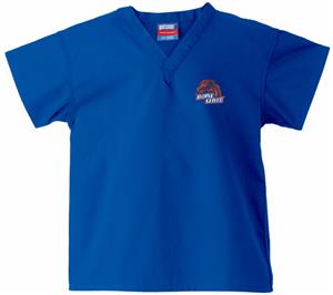 Boise State University Kid's Royal Scrub Tops