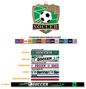 Hasty Awards Soccer Shield Medals M-735S