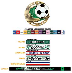 Hasty Awards Soccer Color Medals M-545S