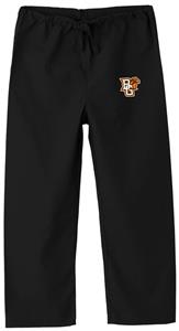 Bowling Green State Univ Kid's Black Scrub Pants