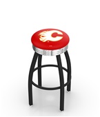 Calgary Flames NHL Ribbed Ring Bar Stool Calgary Flames NHL Ribbed Ring Bar Stool