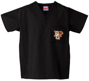 Bowling Green State Univ Black Classic Scrub Tops