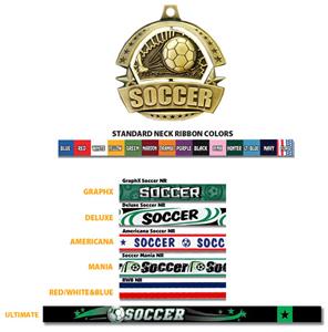 Hasty Awards Spinner Soccer Medals M-720S