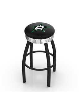 Dallas Stars NHL Ribbed Ring Bar Stool