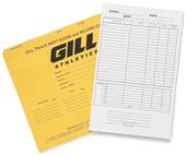 Gill Athletics Meet Record Cards and Folder