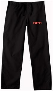 Brewton Parker College Black Classic Scrub Pants