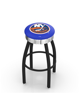 New York Islanders NHL Ribbed Ring Bar Stool