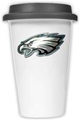 NFL Philadelphia Eagles Ceramic Cup with Black Lid