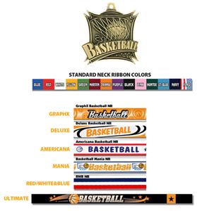 Hasty Awards Xtreme Basketball Medal M-701B