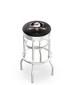 Anaheim Ducks NHL Ribbed Double-Ring Bar Stool