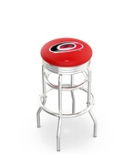 Carolina Hurricanes NHL Rib Double-Ring Bar Stool Carolina Hurricanes NHL Rib Double-Ring Bar Stool