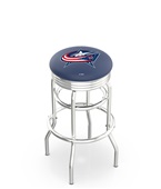 Columbus Blue Jacket NHL Rib Double-Ring Bar Stool Columbus Blue Jacket NHL Rib Double-Ring Bar Stool