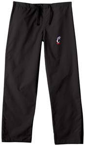 University of Cincinnati Black Classic Scrub Pants