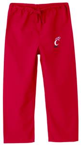 University of Cincinnati Kid's Red Scrub Pants
