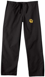 University of Colorado Black Classic Scrub Pant