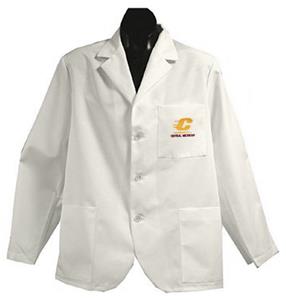 Central Michigan Univ White Short Labcoats