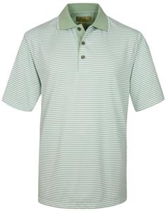 TRI MOUNTAIN Hammond Polyester Striped Golf Shirt