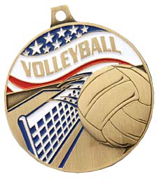 Hasty Awards Americana Volleyball Medals M-750