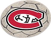 FanMats St. Cloud State University Soccer Ball Mat FanMats St. Cloud State University Soccer Ball Mat