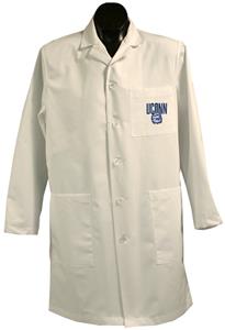 Univ of Connecticut Huskies White Long Labcoats
