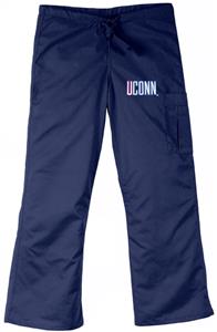 University of Connecticut Navy Cargo Scrub Pants