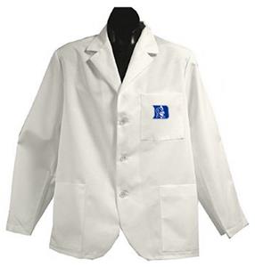 Duke University White Short Labcoats